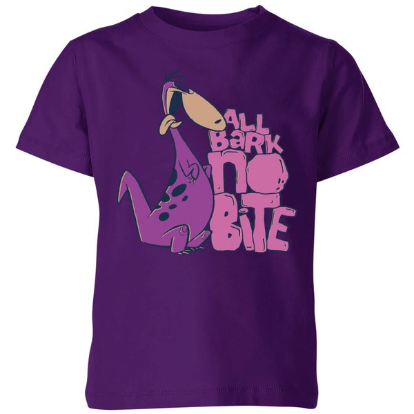 The Flintstones All Bark No Bite Kids' T-Shirt - Purple