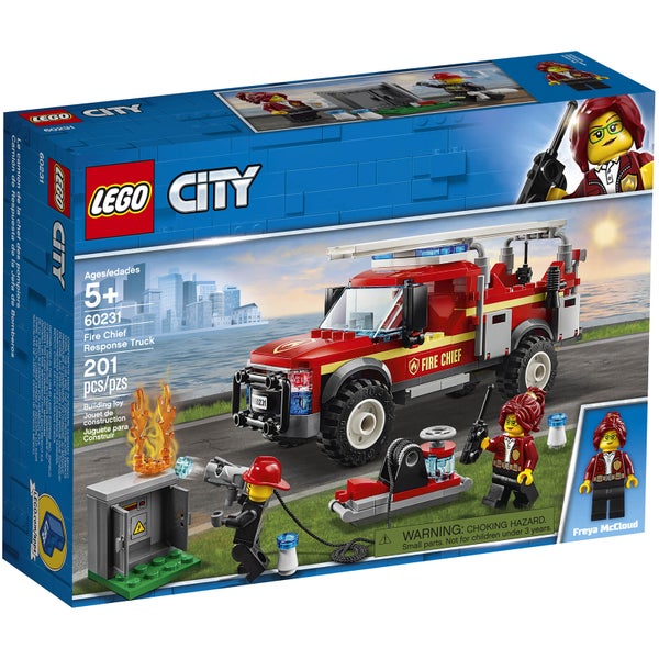 LEGO City: Town Fire Chief Response Truck Building Set (60231)