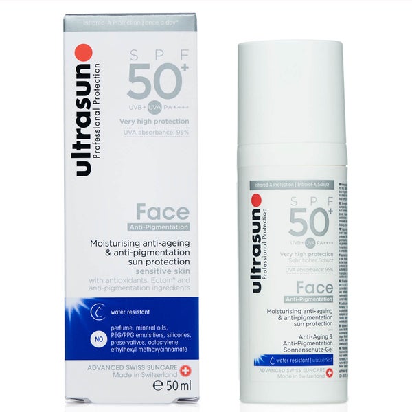 Ultrasun Face AntiAgeing Lotion SPF 50+ 50ml lookfantastic