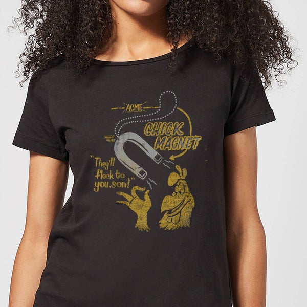 Looney Tunes ACME Chick Magnet Women's T-Shirt - Black - M - Zwart