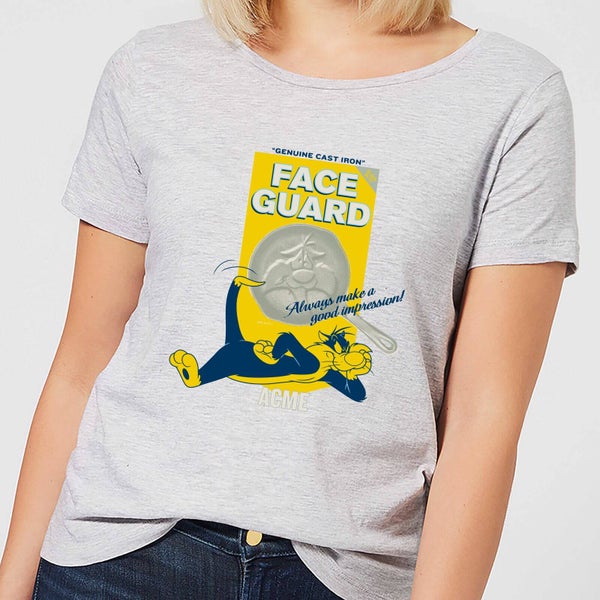 Looney Tunes ACME Face Guard Women's T-Shirt - Grey