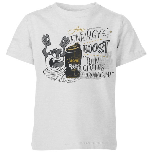 Looney Tunes ACME Energy Boost Kids' T-Shirt - Grey