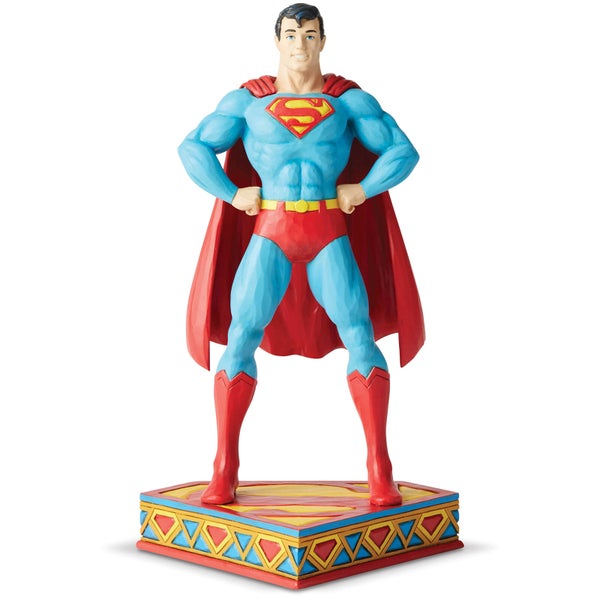 DC Comics par Jim Shore Superman Silver Age Figurine 22 cm