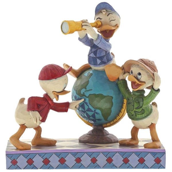 Disney Traditions Navigating Nephews (Figurine Riri, Fifi et Loulou) 17 cm