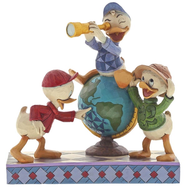 Disney Traditions Navigating Nephews (Huey, Dewie and Louie Figurine) 17.0cm