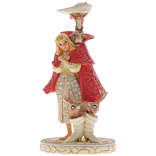 Playful Pantomime, Figurine Aurore déguisée en Rose (25 cm) – Disney Traditions