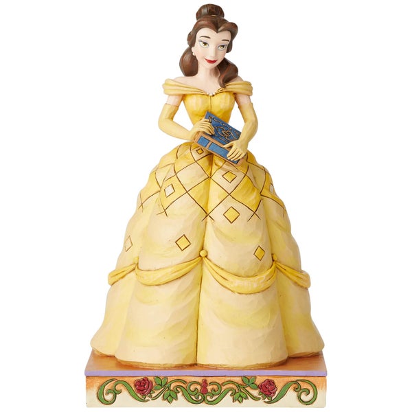 La beauté dans les livres, Figurine Belle Passion Princesse (19 cm) – Disney Traditions