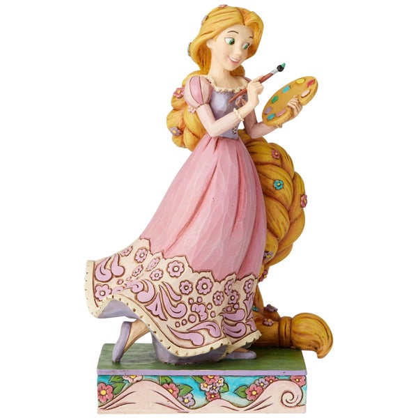 Artiste audacieux, Figurine Raiponce Passion Princesse (19 cm) – Disney Traditions