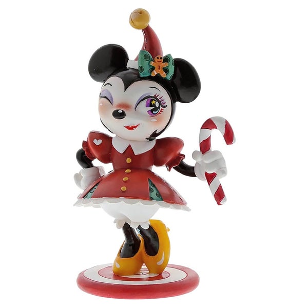 Miss Mindy Minnie Mouse kerstbeeldje 15.0cm