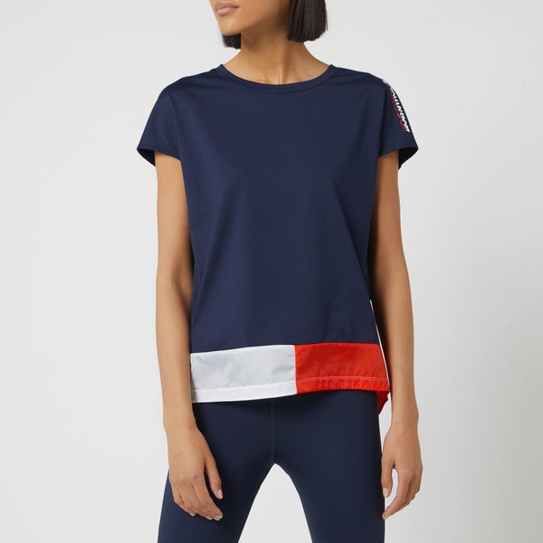 Tommy Hilfiger Sport Women's Fishtail Short Sleeve T-Shirt - Sport Navy