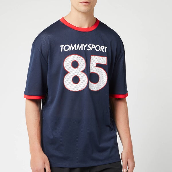 Tommy Hilfiger Sport Men's Short Sleeve Oversized T-Shirt - Sport Navy