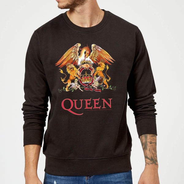 Queen Crest Sweatshirt - Black