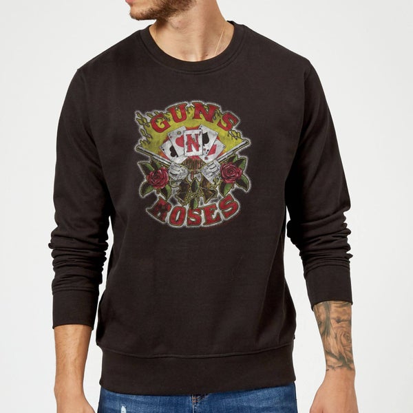 Guns N Roses Cards Sweatshirt - Black