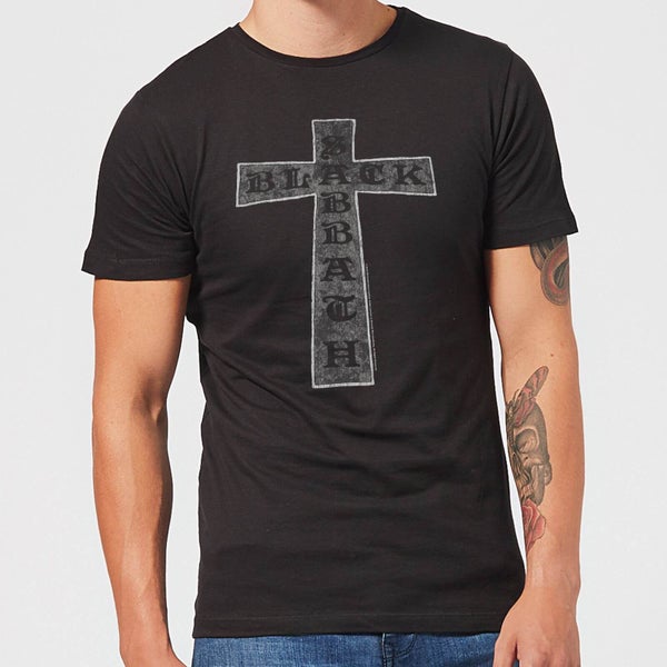 Black Sabbath Cross Men's T-Shirt - Black