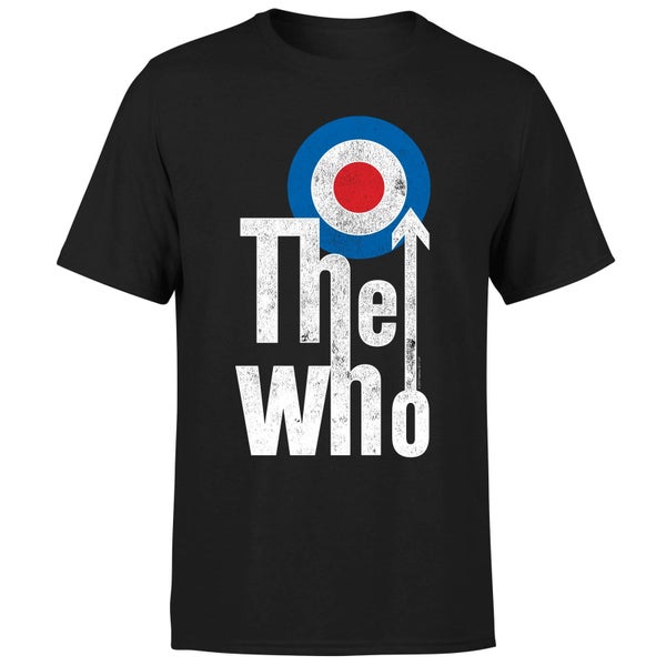 The Who Target Logo Herren T-Shirt - Schwarz