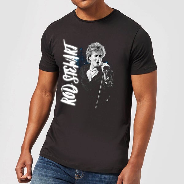 Rod Stewart Poster Men's T-Shirt - Black
