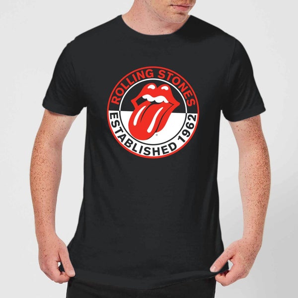 Rolling Stones Est 62 Men's T-Shirt - Black