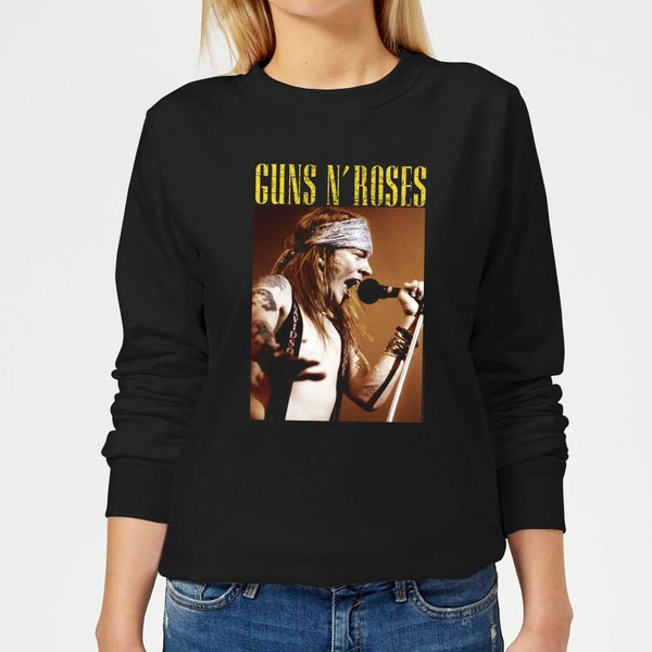 Guns N Roses Axel Live Women's Sweatshirt - Black