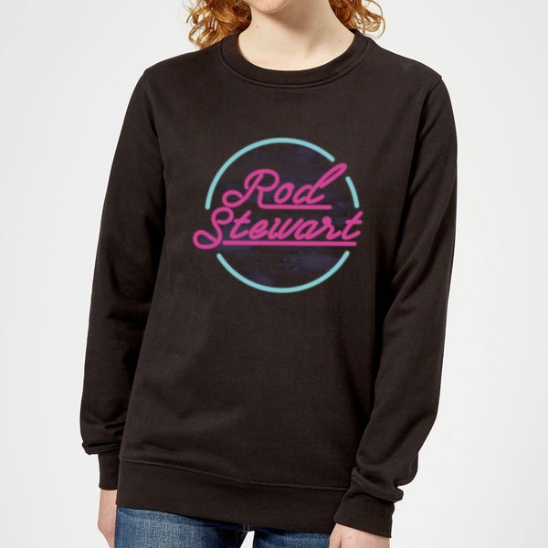 Rod Stewart Neon Women's Sweatshirt - Black