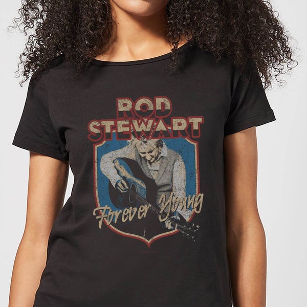 Rod Stewart Forever Young Damen T-Shirt - Schwarz