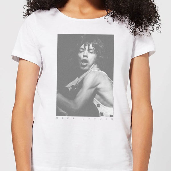 Rolling Stones Mick BW2 Women's T-Shirt - White