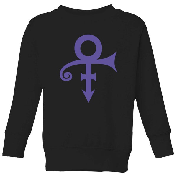 Prince Love Symbol Kinder Sweatshirt - Schwarz