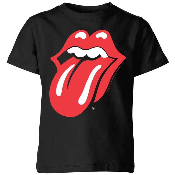 Rolling Stones Classic Tongue Kinder T-Shirt - Schwarz