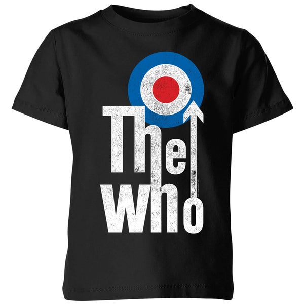 The Who Target Logo Kinder T-Shirt - Schwarz