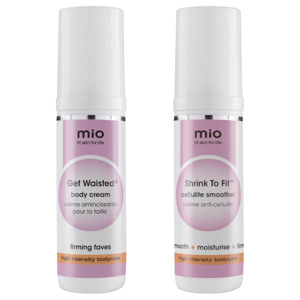 Mio Skincare Get Waisted 身体紧肤霜和 Shrink to Fit 去橘皮紧肤霜旅行两件套