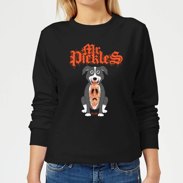 Mr Pickles Ripped Face Women's Sweatshirt - Black