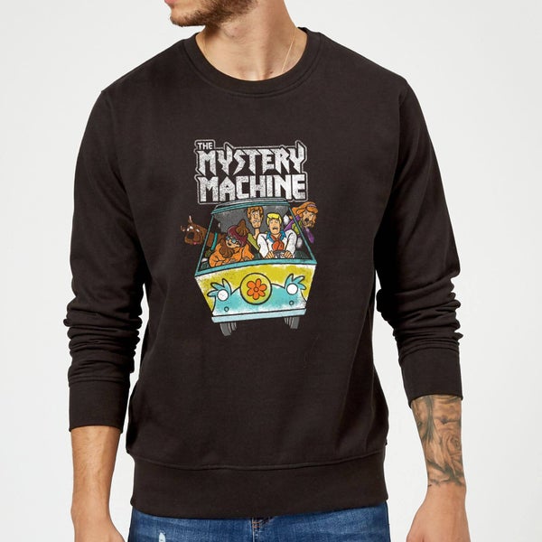 Scooby Doo Mystery Machine Heavy Metal Sweatshirt - Black