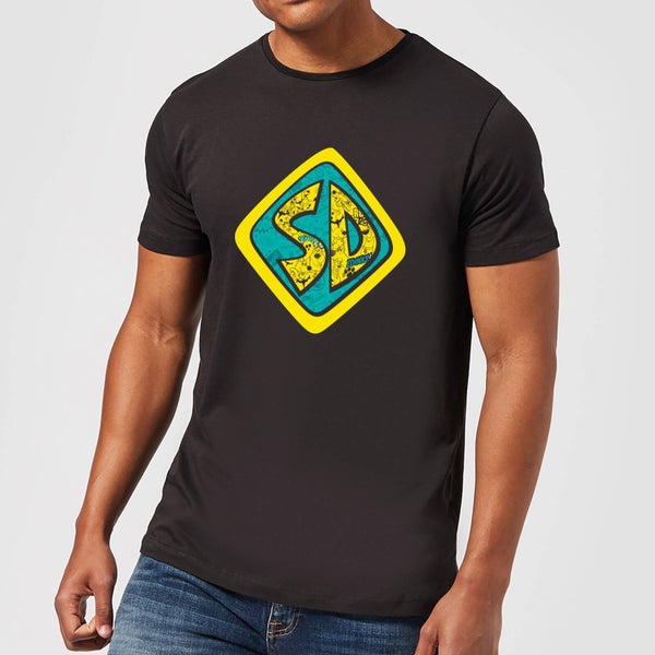 Scooby Doo Emblem Men's T-Shirt - Black