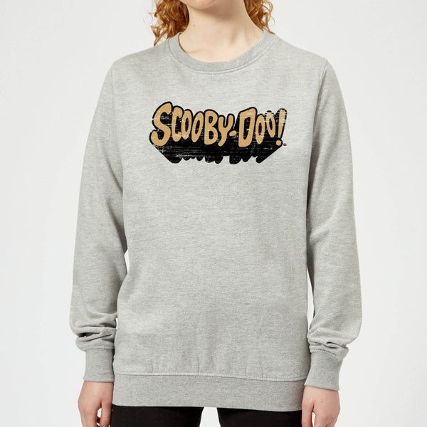 Scooby Doo Retro Colour Logo Women's Sweatshirt - Grey