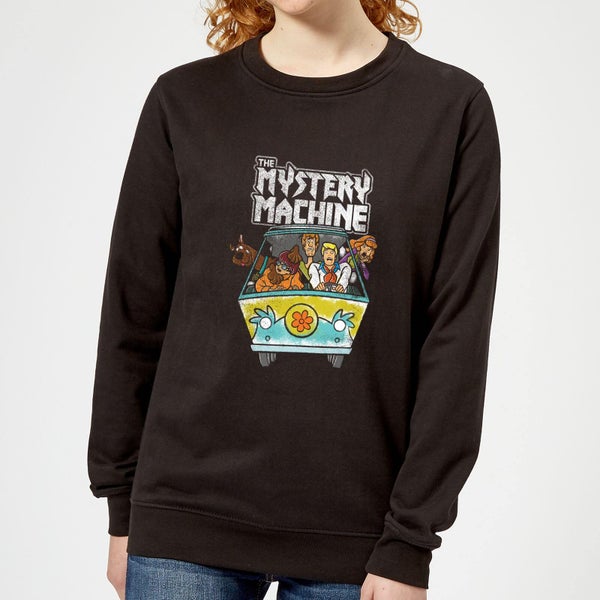 Scooby Doo Mystery Machine Heavy Metal Women's Sweatshirt - Black