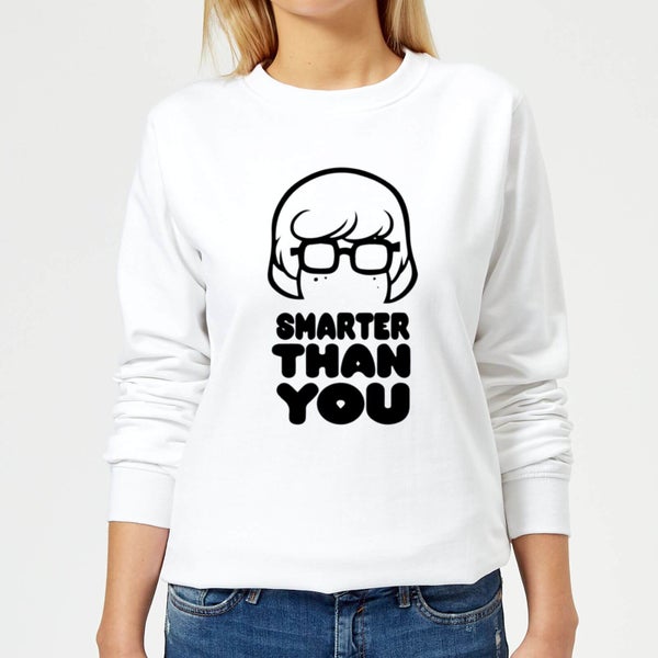 Scooby Doo Smarter Than You Women's Sweatshirt - White