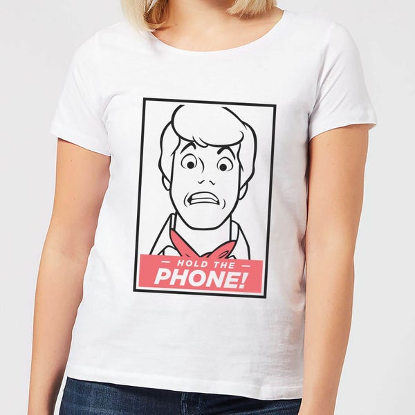 Scooby Doo Hold The Phone Women's T-Shirt - White