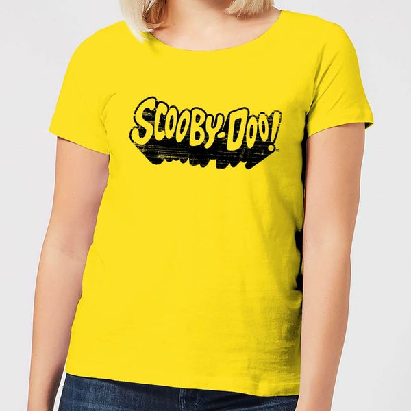 Scooby Doo Retro Mono Logo Women's T-Shirt - Yellow