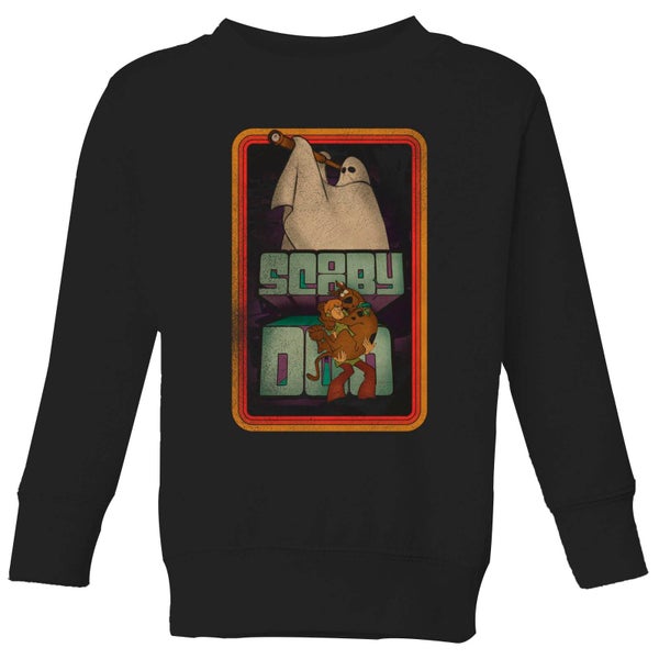 Scooby Doo Retro Ghostie Kids' Sweatshirt - Black