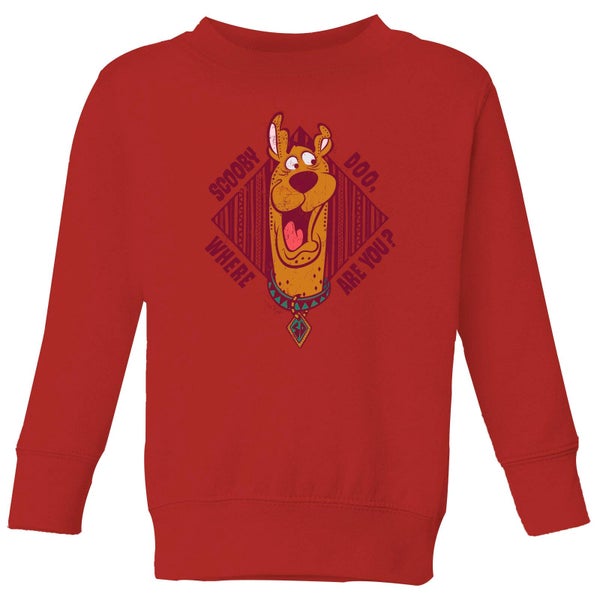 Scooby Doo Where Are You? Kids' Sweatshirt - Red
