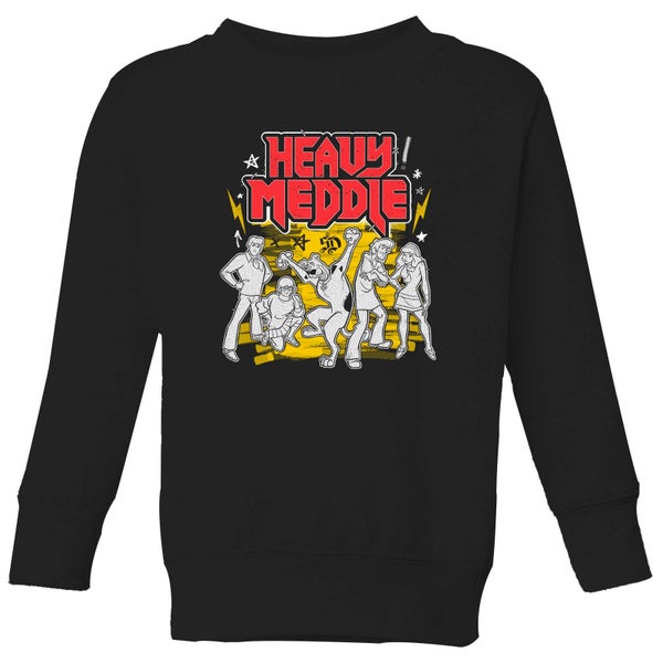 Scooby Doo Heavy Meddle Kids' Sweatshirt - Black