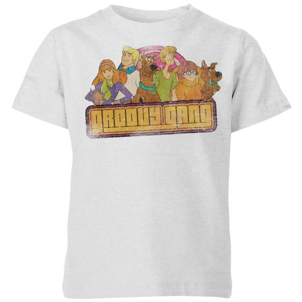Scooby Doo Groovy Gang Kids' T-Shirt - Grey