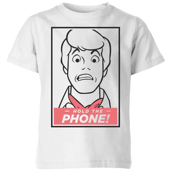 Scooby Doo Hold The Phone Kids' T-Shirt - White