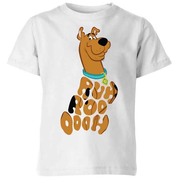 Scooby Doo RUHROOOOOH Kids' T-Shirt - White
