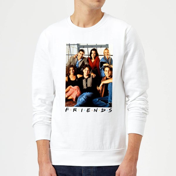 Friends Group Photo Sweatshirt - White