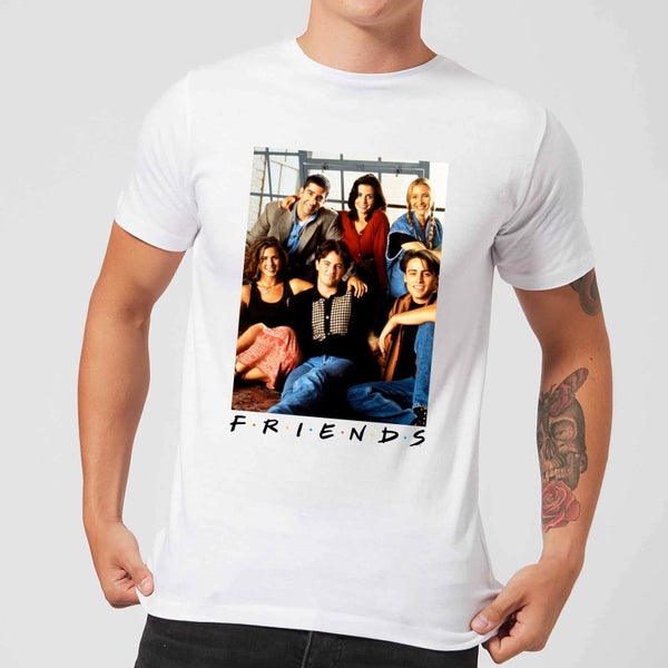 Friends Group Photo Men's T-Shirt - White