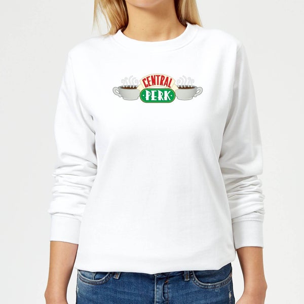 Friends Central Perk Women's Sweatshirt - White - XS