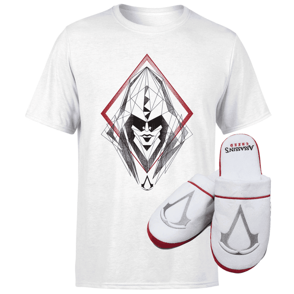 Lot Assassin's Creed : t-shirt + pantoufles