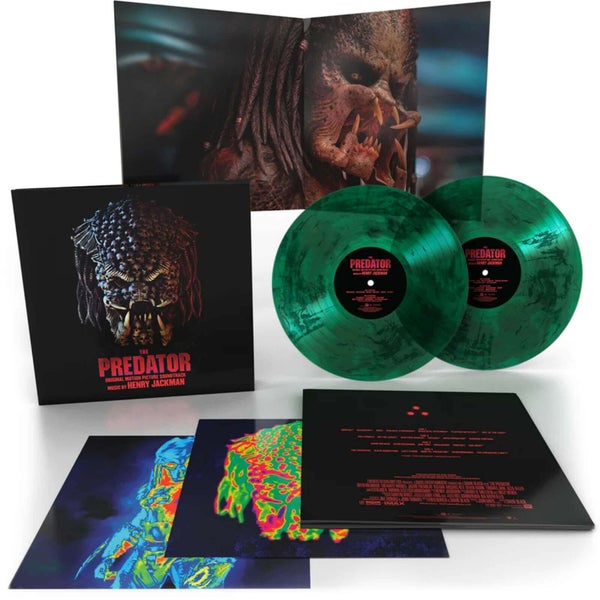 The Predator (Original Motion Picture Soundtrack) 140g Vinyl 2LP (Green Hunter & Black Smoke)