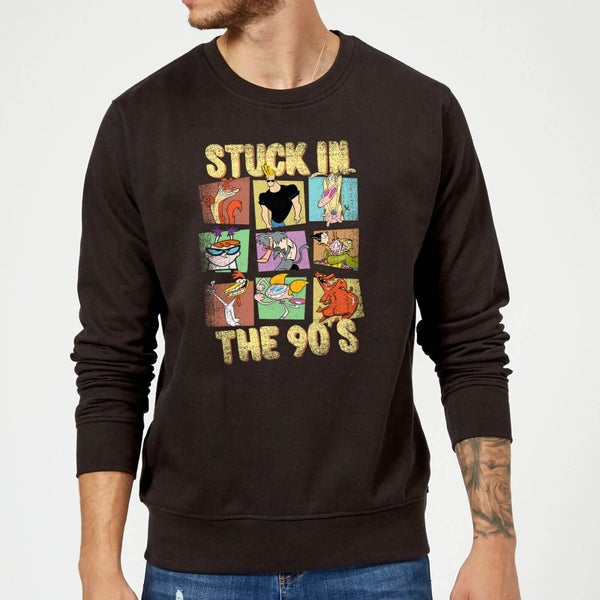 Cartoon Network Stuck In The 90s Sweatshirt - Black