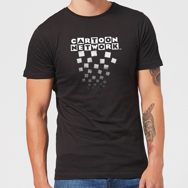 Cartoon Network Logo Fade Men's T-Shirt - Black